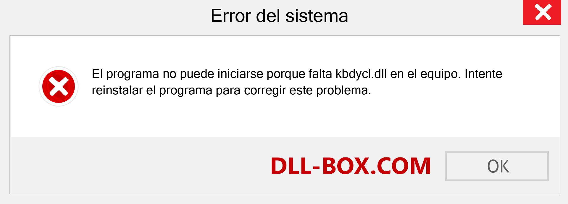 ¿Falta el archivo kbdycl.dll ?. Descargar para Windows 7, 8, 10 - Corregir kbdycl dll Missing Error en Windows, fotos, imágenes