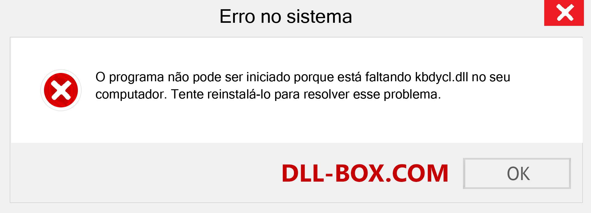 Arquivo kbdycl.dll ausente ?. Download para Windows 7, 8, 10 - Correção de erro ausente kbdycl dll no Windows, fotos, imagens